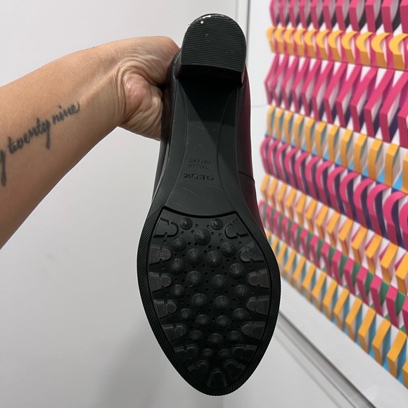 Gently Worn Geox Black D Walk Pleasure 60 Mid Heel - Picture 5 of 10